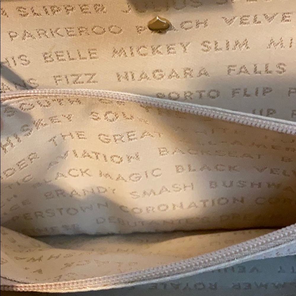 Kate Spade ♠️ lime green & gold clutch or purse - Picture 5 of 11